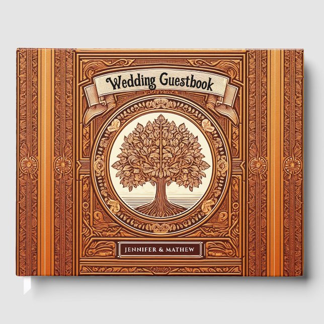 Modern Classic  Guest Book (Front)