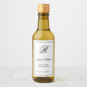 Modern Classic Minimalist Typography Wine Label