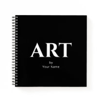 Modern Classic Personalized Sketchbook Your Name Notebook Modern Classic Personalized Sketchbook Your Name Notebook