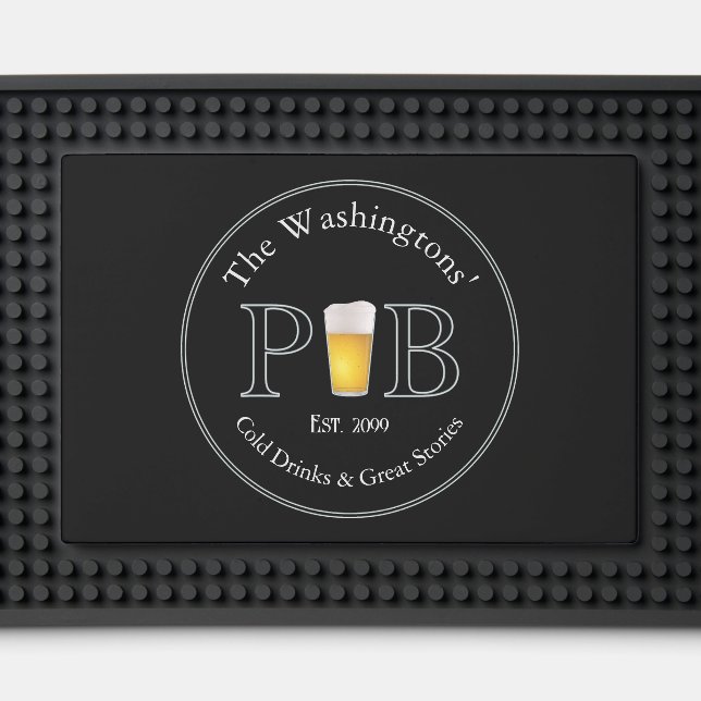 Modern Classic Pub -  Bar Mat (Front (Close Up))