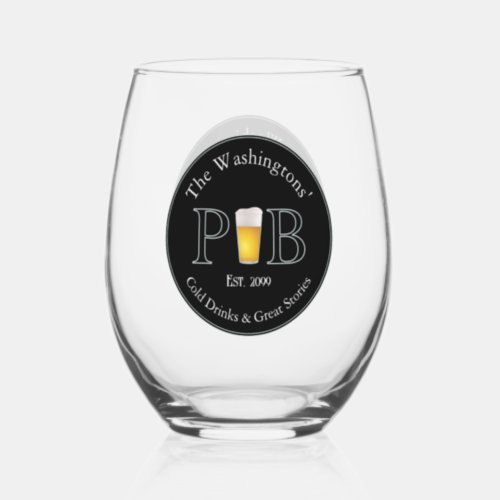 Modern Classic Pub Drinking Glasses Beer Can