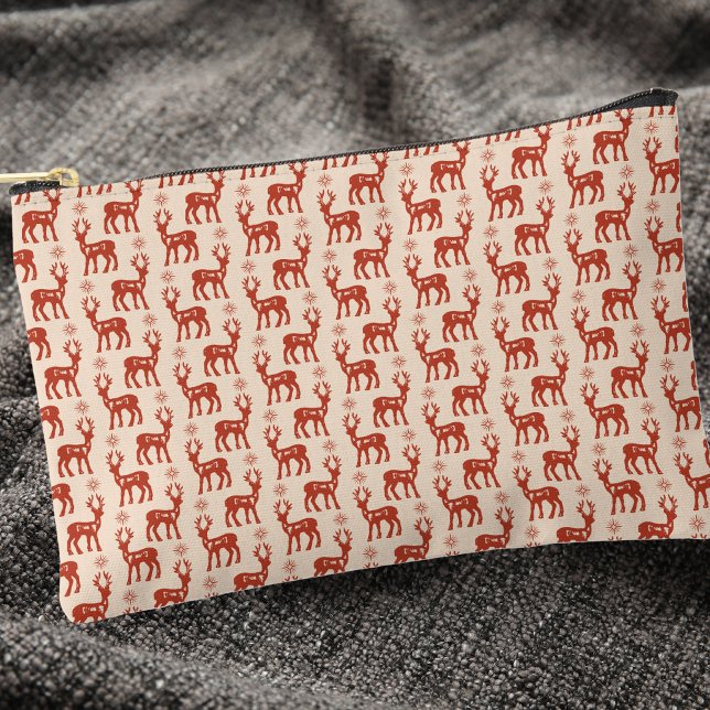 Modern Classic Simple Retro Deer Pattern Accessory Pouch (Creator Uploaded)