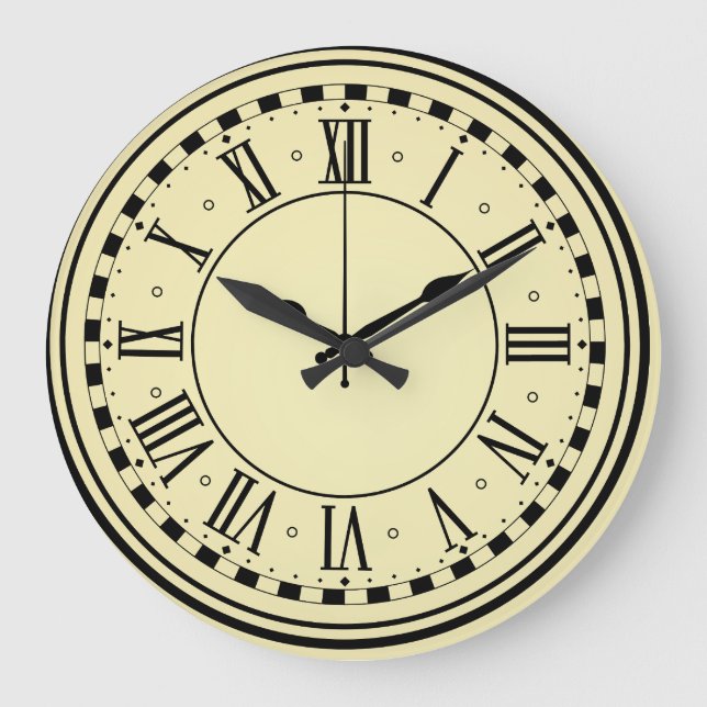 Modern Classic  Wall Large Clock (Front)