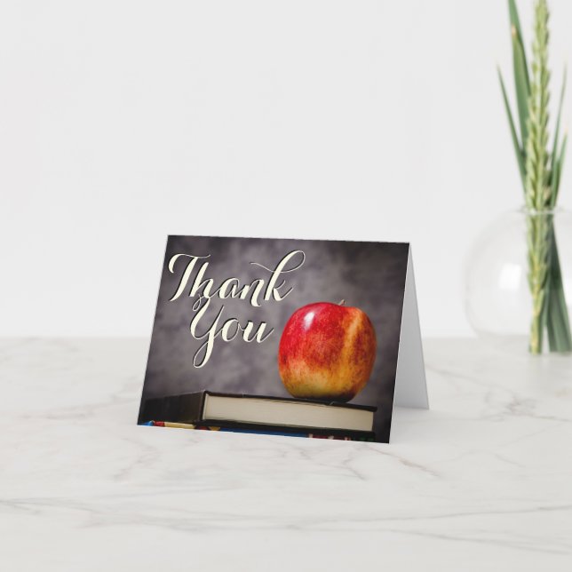 Modern Classroom Teacher Appreciation Thank You Card (Front)