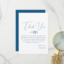 Modern Classy Minimalist Baby Shower