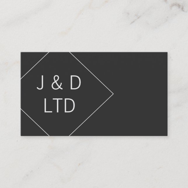Modern Classy Professional Business Cards (Front)