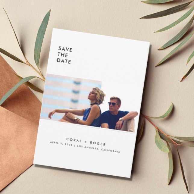 Modern Clean City Wedding Save the Date (Creator Uploaded)