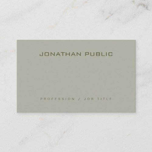 Modern Clean Design Professional Template Chic Business Card