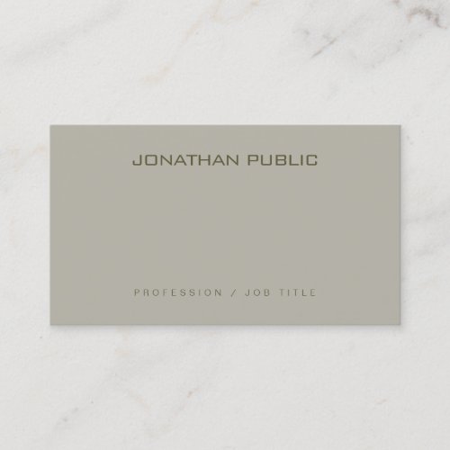 Modern Clean Design Professional Template Trendy Business Card