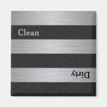 Modern Clean Dirty Dishwasher Magnet