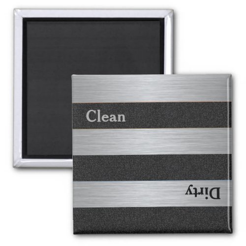 Modern Clean Dirty Dishwasher Magnet