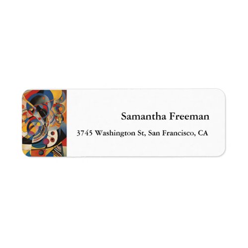 Modern Clean Plain Abstract Art Minimalist Label