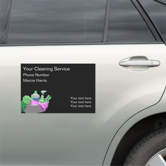Modern Cleaning Service Car