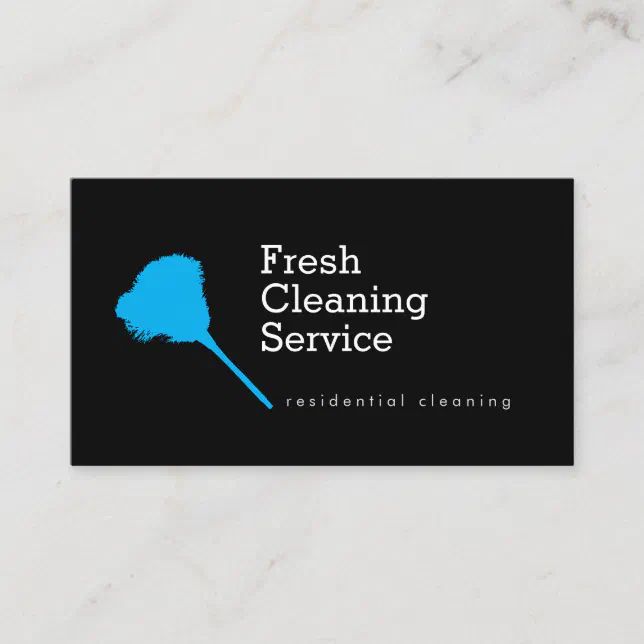 Modern Cleaning Service, Housekeeper Business Card | Zazzle