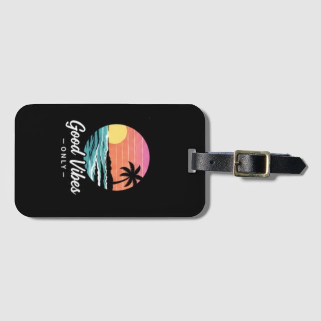Modern Clear Stadium Backpack - Venue Approved Luggage Tag (Front Horizontal)