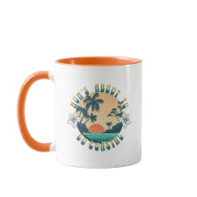Modern coastal beach Mom cute quote