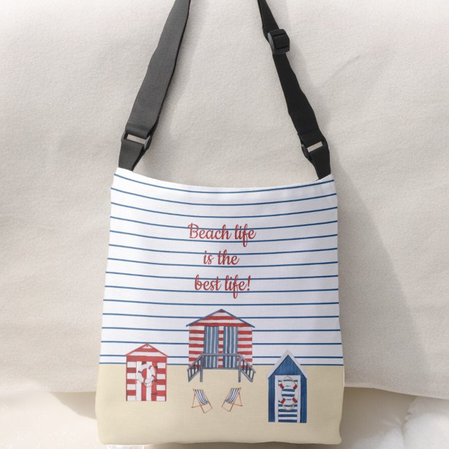  Modern coastal customizable summer  Crossbody Bag (Creator Uploaded)