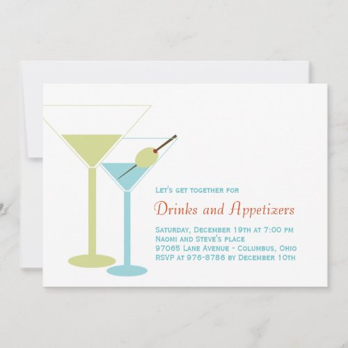 Modern Cocktail Party Invitation