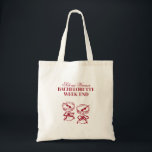 Modern Cocktails Bachelorette Weekend  Tote Bag<br><div class="desc">Carry your essentials in style with the Modern Cocktails Bachelorette Weekend Tote Bag. Perfect for a day of bridal festivities, this tote features a chic, modern design with a fun cocktail-themed graphic. Made from durable canvas material, it's spacious enough to hold everything from snacks and party favors to personal items...</div>