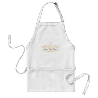 Modern coffee cafe Bakery welcome custom Logo name Adult Apron