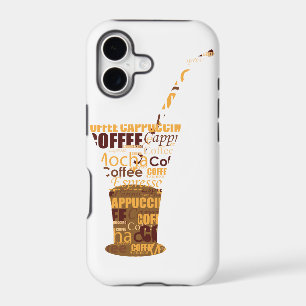 Modern Coffee Illustration iPhone 17 Case