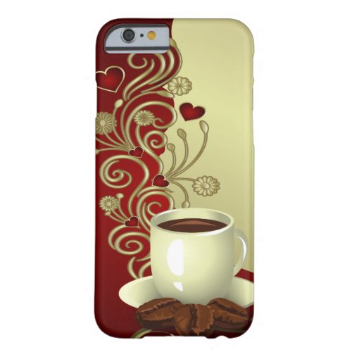 Modern Coffee Lover Barely There iPhone 6 Case