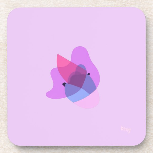 Modern Coffee Table Home Decor Accent Beverage Coaster (Front)