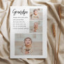 Modern Collage Best Grandpa Ever Beauty Gift Holiday Card