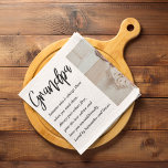 Modern Collage Best Grandpa Ever Beauty Gift Kitchen Towel<br><div class="desc">A modern collage "Best Grandpa Ever" gift is a creative and personalized way to show your appreciation and love for your grandfather. This type of gift typically involves using digital technology to compile a collection of photos and images that showcase special moments and memories you have shared with your grandpa....</div>