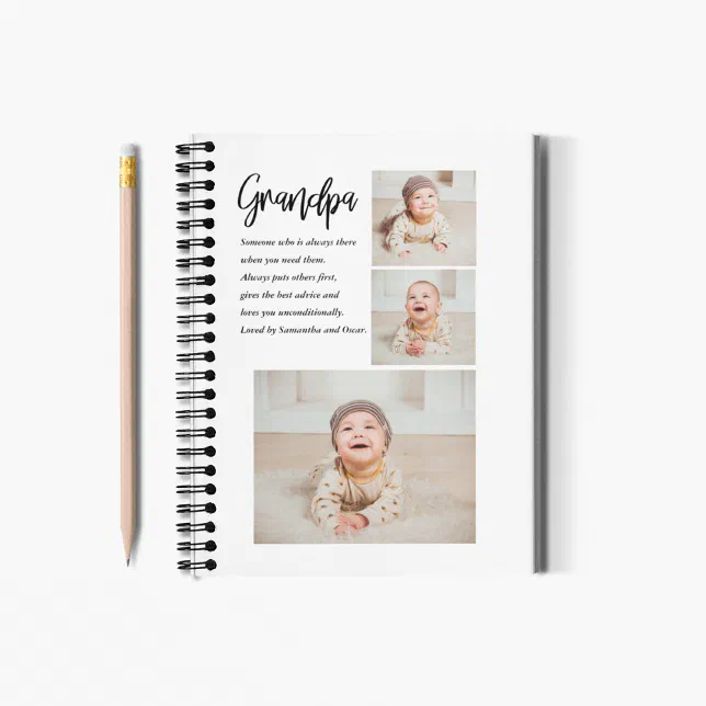 Best Grandma Ever Photo Gift Notebook