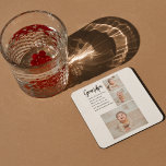 Modern Collage Best Grandpa Ever Beauty Gift Square Paper Coaster<br><div class="desc">A modern collage "Best Grandpa Ever" gift is a creative and personalized way to show your appreciation and love for your grandfather. This type of gift typically involves using digital technology to compile a collection of photos and images that showcase special moments and memories you have shared with your grandpa....</div>