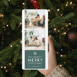 Modern Collage Christmas Holiday Photo | Be Merry Cards<br><div class="desc">Modern Collage Christmas Holiday Photo | Be Merry</div>