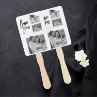 Modern Collage Couple Photo & Love You Beauty Gift