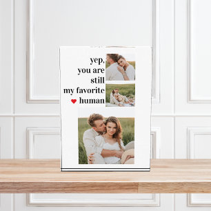Modern Collage Couple Photo Romantic Quote