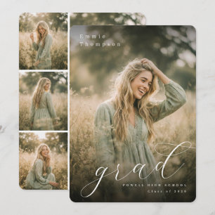 Modern Collage Graduation Announcement