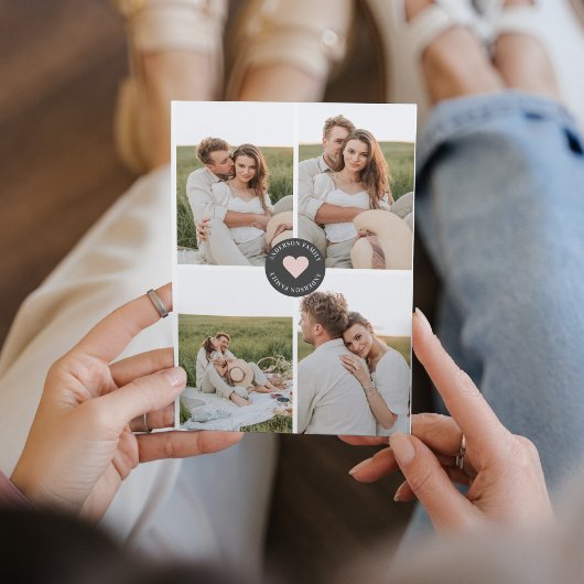 Modern Collage Personalized Family Photo Gift