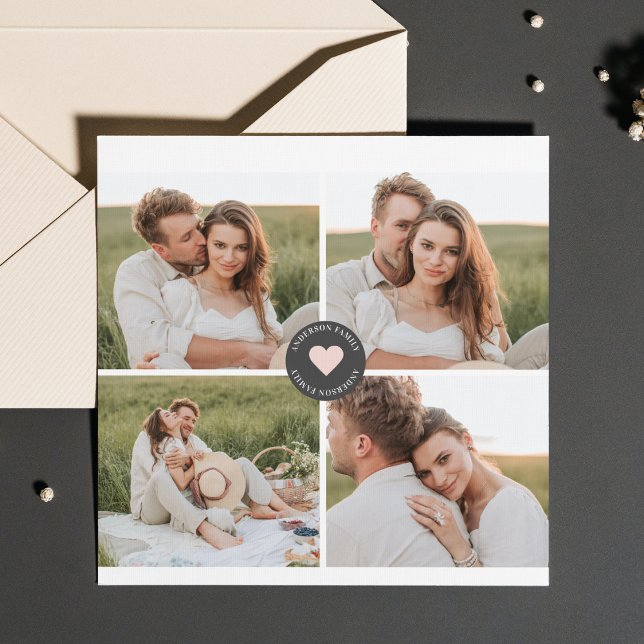 Modern Collage Personalized Family Photo Gift (Creator Uploaded)