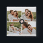 Modern Collage Personalized Family Photo Gift Button<br><div class="desc">Modern Collage Personalized Family Photo Gift</div>