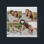 Modern Collage Personalized Family Photo Gift Button<br><div class="desc">Modern Collage Personalized Family Photo Gift</div>