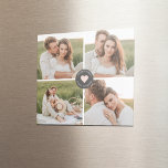 Modern Collage Personalized Family Photo Gift Magnet<br><div class="desc">Modern Collage Personalized Family Photo Gift</div>