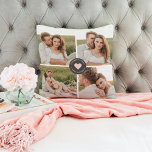 Modern Collage Personalized Family Photo Gift Throw Pillow<br><div class="desc">Modern Collage Personalized Family Photo Gift</div>