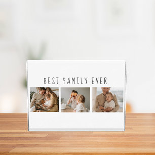 Modern Collage Photo & Best Family Ever Best Gift