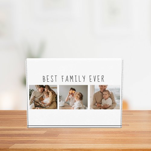 Modern Collage Photo  Best Family Ever Best Gift