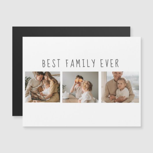 Modern Collage Photo & Best Family Ever Best Gift (Front/Back)