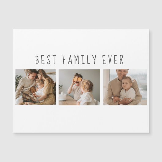 Modern Collage Photo & Best Family Ever Best Gift (Front)