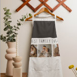 Modern Collage Photo & Best Family Ever Best Gift Apron<br><div class="desc">Introducing the Modern Collage Photo & Best Family Ever Text Gift, a unique and personalized way to celebrate the love and joy of your family. This special gift combines the beauty of a custom photo collage with a heartfelt message to create a memorable keepsake that will be treasured for years...</div>
