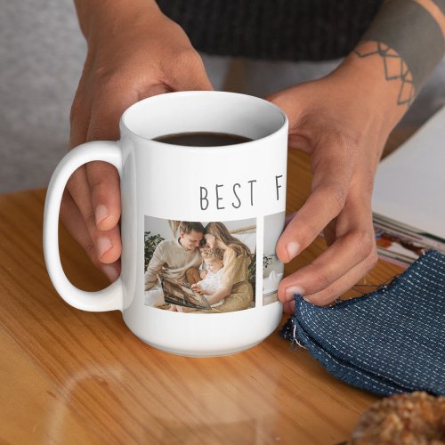 Modern Collage Photo  Best Family Ever Best Gift Coffee Mug