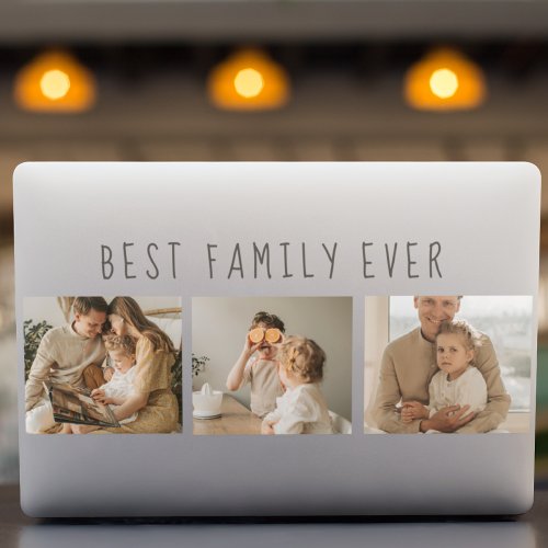 Modern Collage Photo  Best Family Ever Best Gift HP Laptop Skin