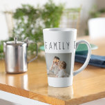 Modern Collage Photo & Best Family Ever Best Gift Latte Mug<br><div class="desc">Introducing the Modern Collage Photo & Best Family Ever Text Gift, a unique and personalized way to celebrate the love and joy of your family. This special gift combines the beauty of a custom photo collage with a heartfelt message to create a memorable keepsake that will be treasured for years...</div>