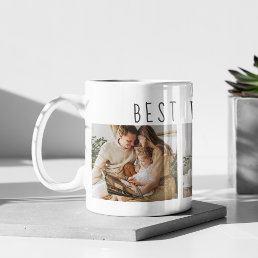 Modern Collage Photo &amp; Best Family Ever Best Gift Mug